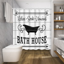 farmhouse curtains for bathroom